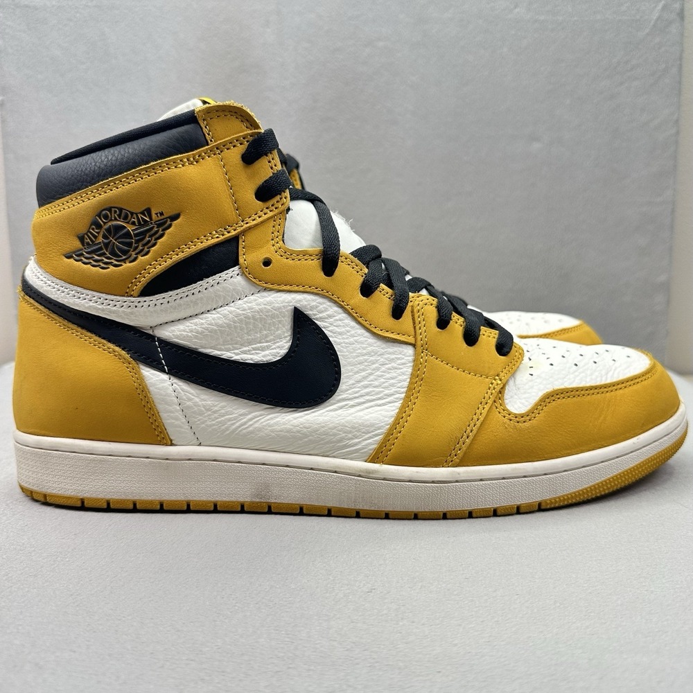 Mens Size 16 Nike Air Jordan 1 Retro High OG Yellow Ochre Shoes DZ5485-701